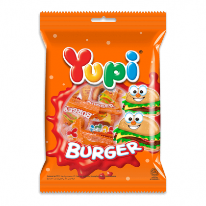 优皮 迷你汉堡 软糖 | Yupi Mini Burger Gummy Candy 90g