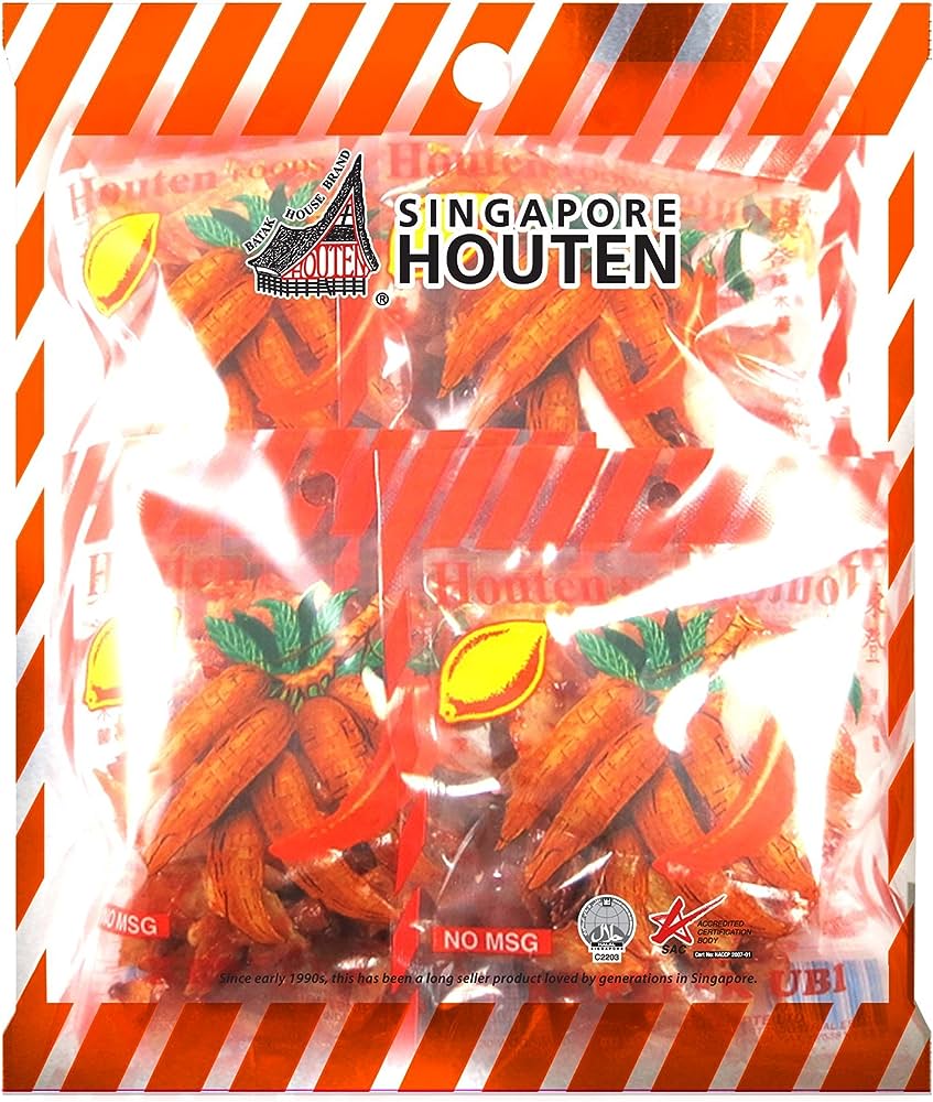 豪登 叁巴木薯片 | Houten Chilli Tapioca Chips 8 x 35g