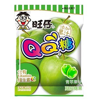 旺仔 青苹果味QQ软糖 | Want Want QQ Apple Gummy  70g