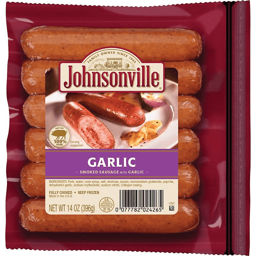 尊乐牌 蒜味烤肠 | Johnsonville Garlic Smoked Sausages 360g