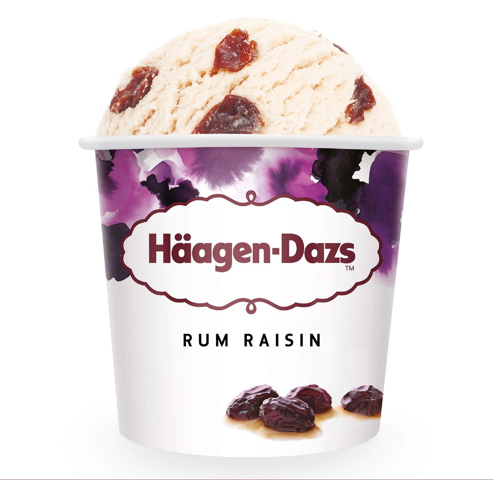 哈根达斯 葡萄干朗姆酒冰淇淋 | Haagen-Dazs Rum and Raisin Ice Cream 473ml