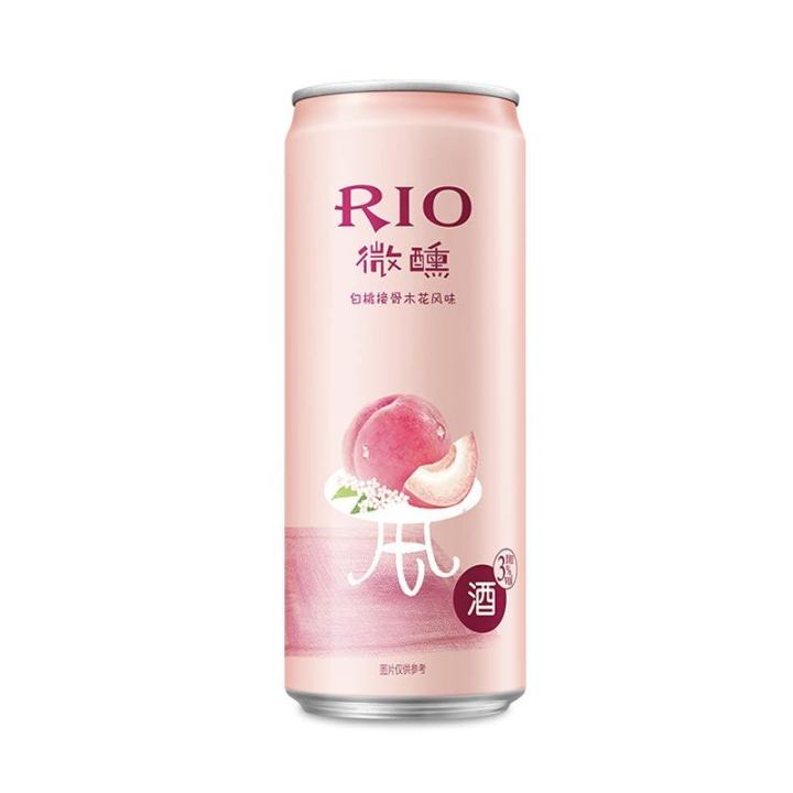 锐奥 微醺 白桃白兰地 | Rio 3% Light Cocktail White Peach+Brandy  330ml