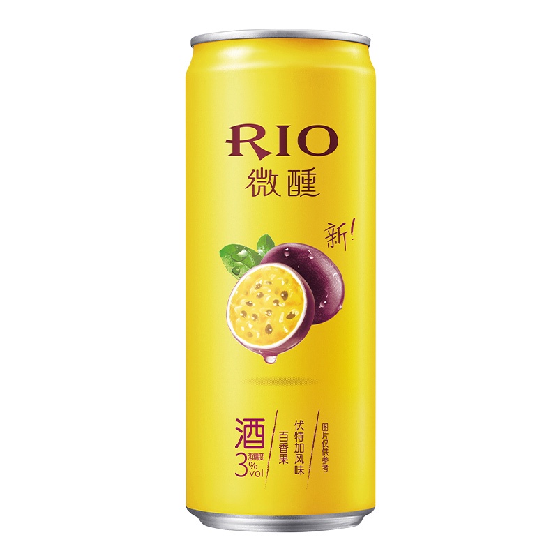 锐奥 微醺 百香果伏特加 | Rio 3% Light Cocktail Passion Fruit+Vodka  330ml 