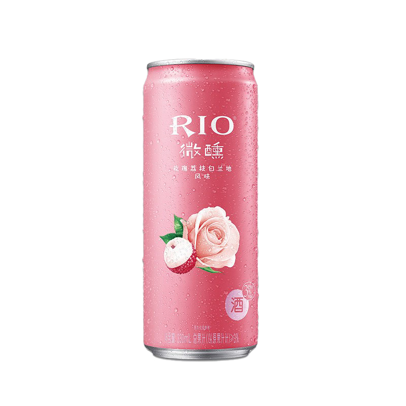 锐奥 微醺 玫瑰荔枝白兰地 | Rio 3% Light Cocktail Rose Lychee+Brandy  330ml