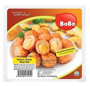 波波 马铃薯鸡肉丸 | Bobo Chicken Potato Meatball 200g