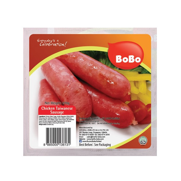 波波 鸡肉台湾香肠 | BoBo Taiwanese Chicken Sausage 200g