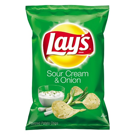 乐事 洋葱酸奶油味薯片大袋装 | Lay's Potato Chips Sour Cream And Onion 170g