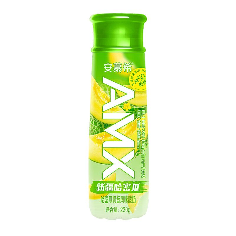 安慕希 酸奶 新疆哈密瓜风味 | Yili AMX XinJiang Honeydew Flavor Yogurt Drink 230g