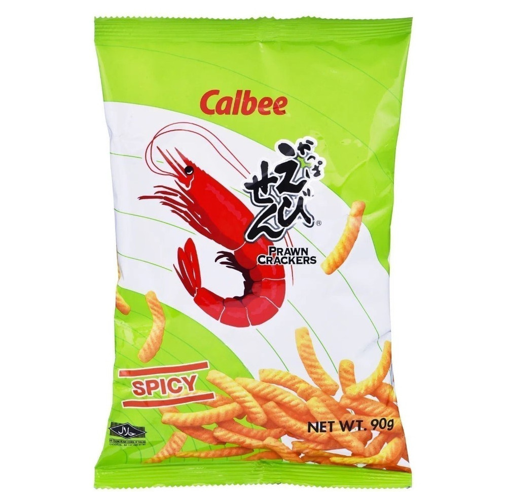 卡乐比 香辣味虾条 | Calbee Prawn Crackers Spicy  90g