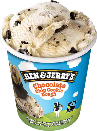 Ben & Jerry's Chocolate Chip Cookie Dough Ice Cream 458ml