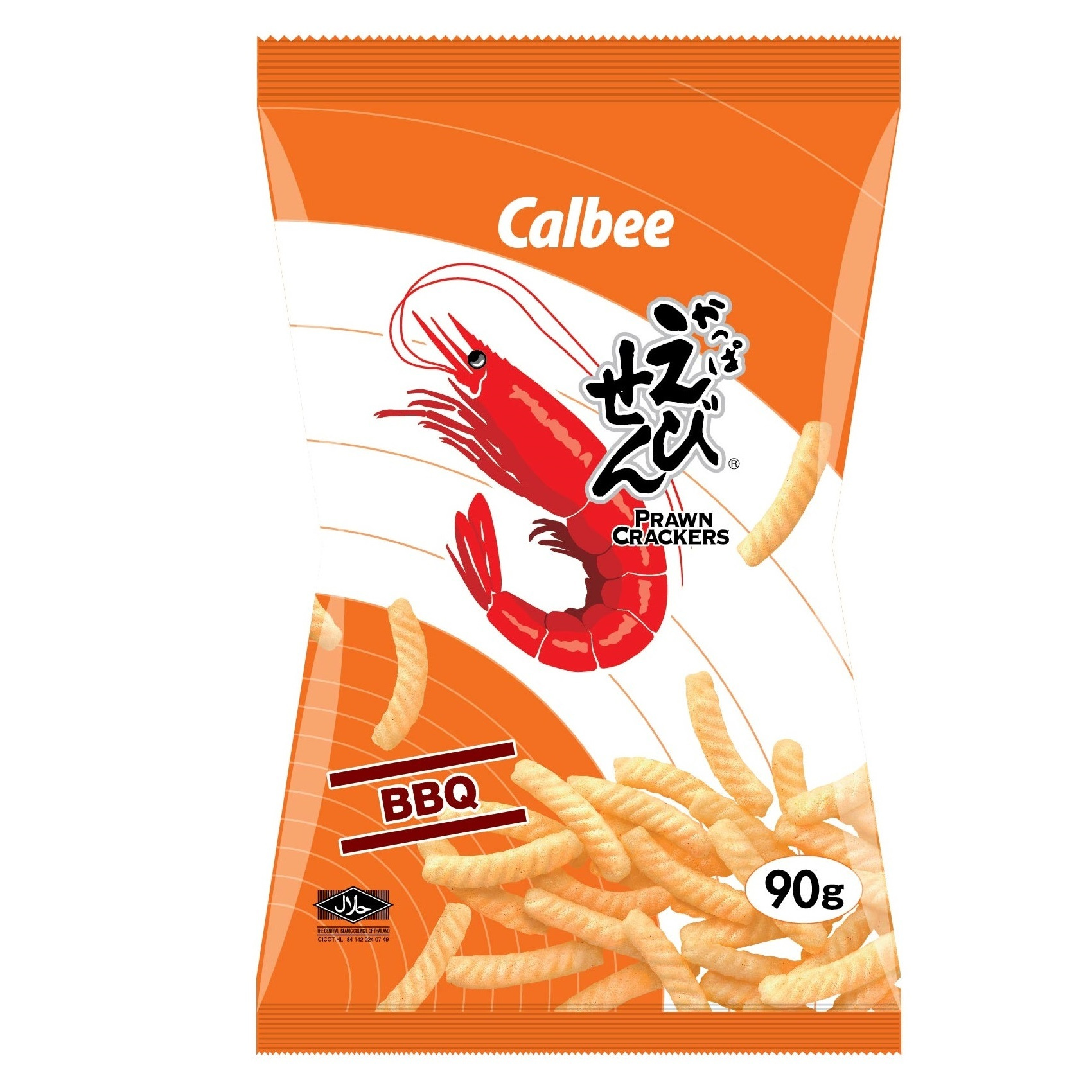 卡乐比 烧烤味虾条 | Calbee Prawn Cracker BBQ 90g