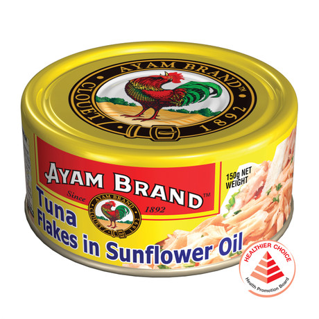 雄鸡标 葵花籽油浸金枪鱼片 | Ayam Brand Tuna Flakes In Sunflower Oil  150g