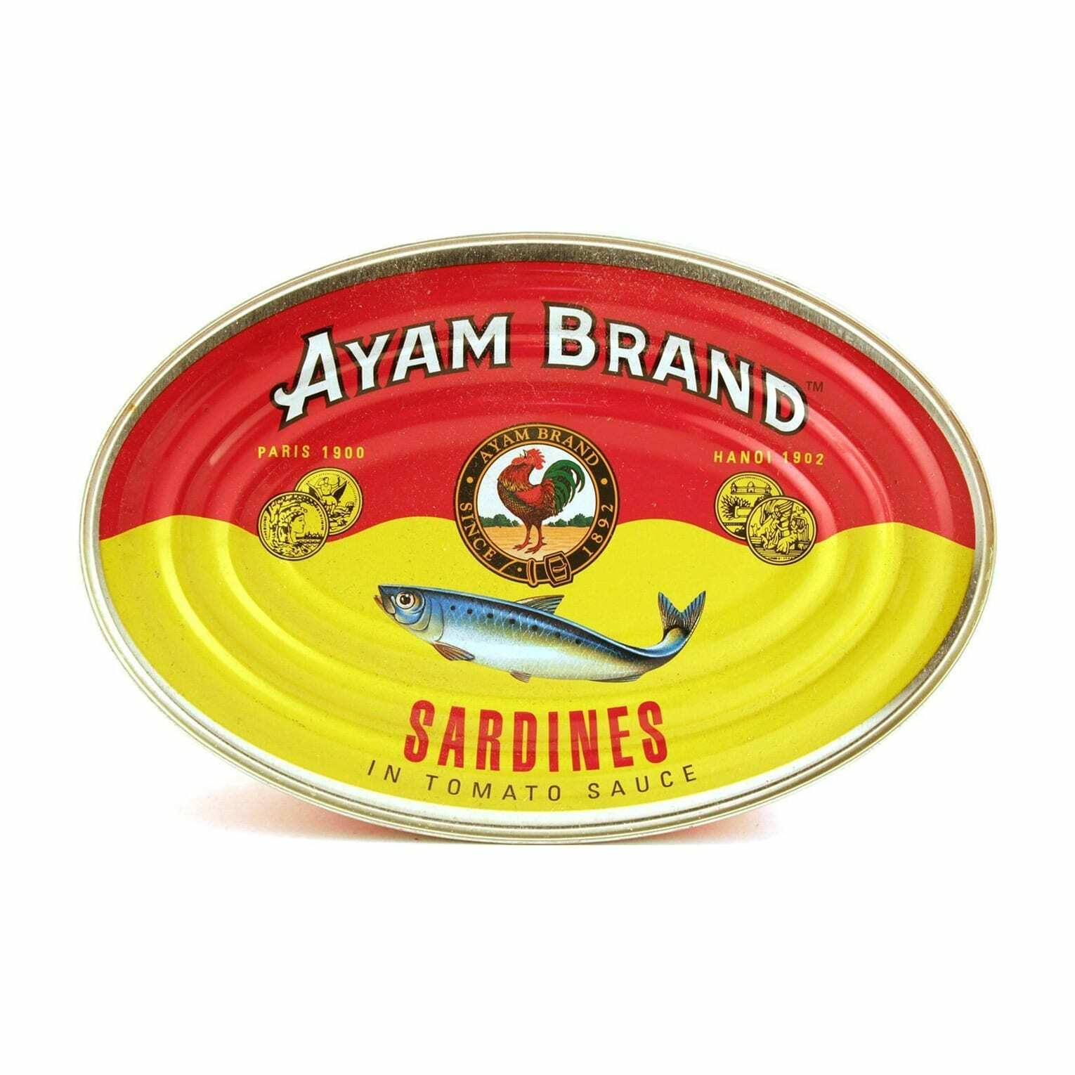 雄鸡标 番茄汁沙丁鱼 | Ayam Brand Sardines In Tomato Sauce (Big Oval)  425g