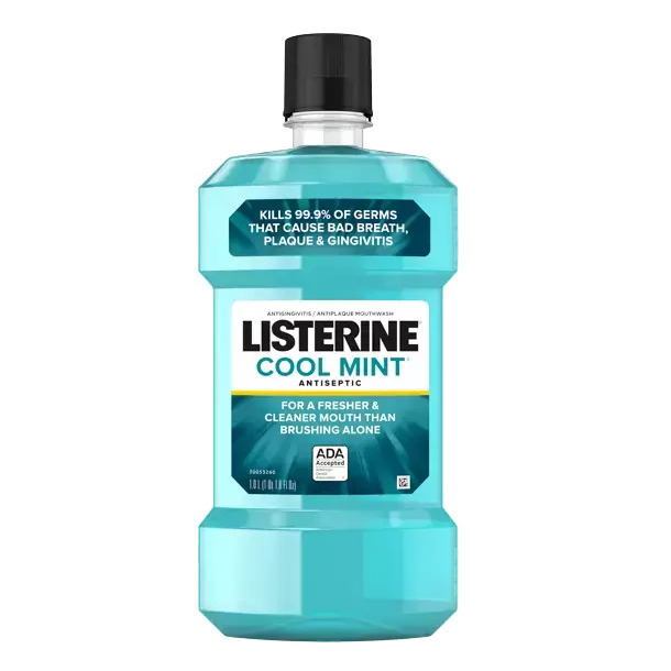 李施德林 冰蓝口味 漱口水 | Listerine Cool Mint Antiseptic Mouthwash 1L