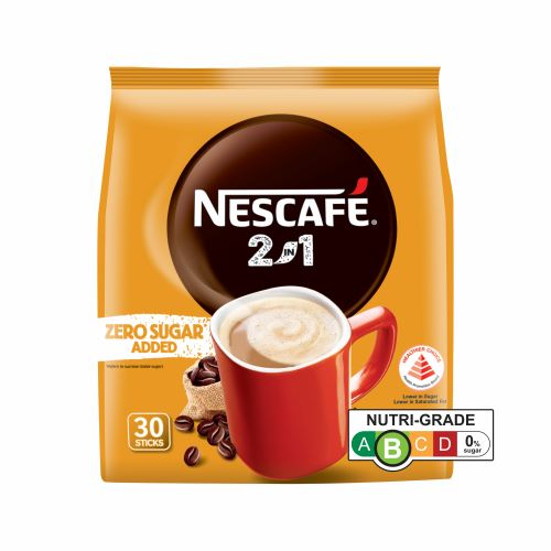 雀巢 无蔗糖添加 2合1速溶咖啡 | Nescafe Zero Sugar Added 2in1 Instant Coffee 30 x 9g