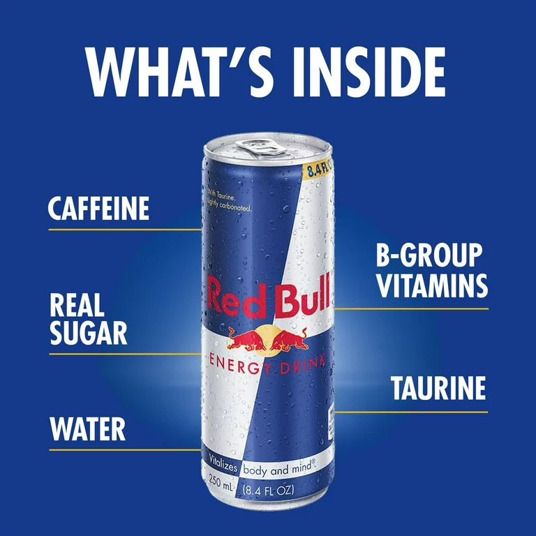 红牛 劲能 能量饮料 | Red Bull Energy Drink Can 250ml