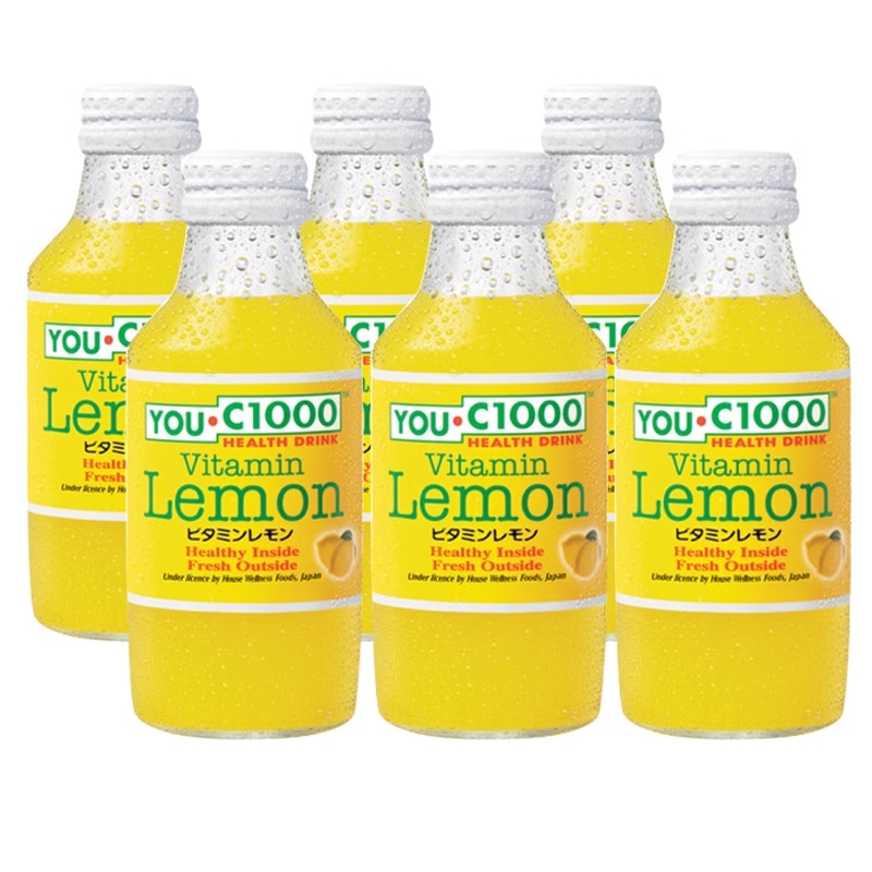 优C1000 维他命C饮品 柠檬 | YOU.C1000 Vitamin Lemon Health Drink 140ml x 6s