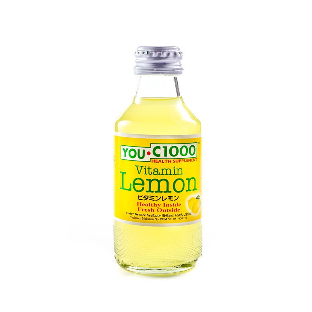 优C1000 维他命C饮品 柠檬 | YOU.C1000 Vitamin Lemon Health Drink 140ml x 6s