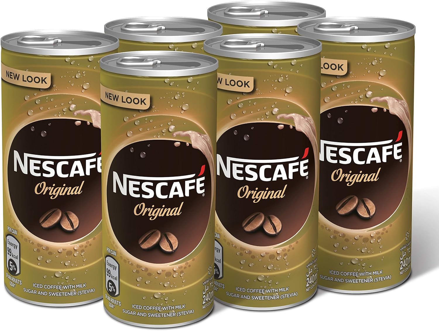 雀巢 原味咖啡 罐装 | Nescafe Original Milk Coffee Can Drink  6 x 240ml