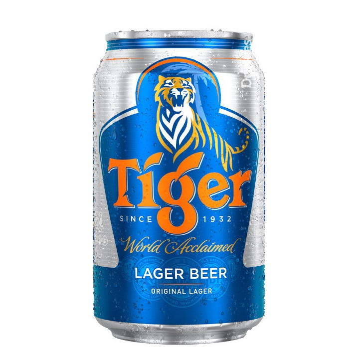 虎牌啤酒 经典拉格 | Tiger Lager Beer Can 320ml