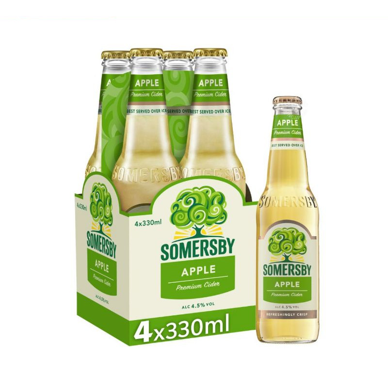 夏日纷 苹果味酒 4瓶 | Somersby Apple Cider Pint Bottle 4 x 330ml