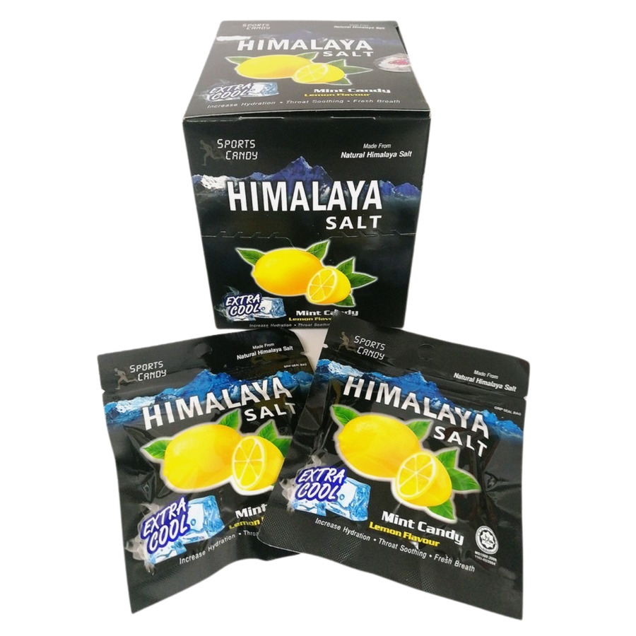 碧富牌 海盐咸柠檬薄荷糖盒装 | Big Foot Himalaya Salt Lemon Flavor Mint Candy Box 12 x 15g