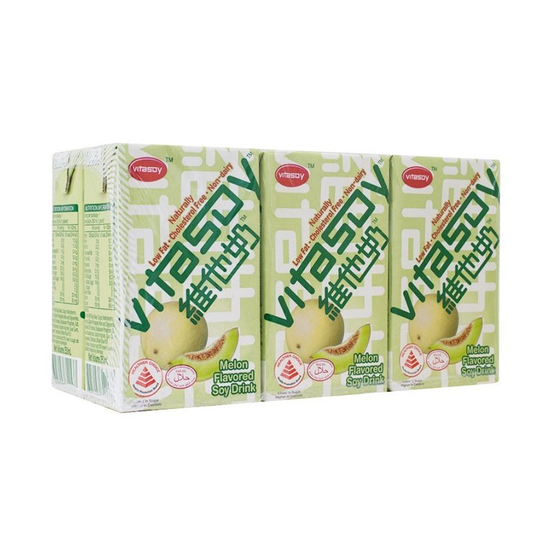 维他奶 蜜瓜味豆奶 | Vitasoy Melon Flavored Soy Drink 6 x 250ml