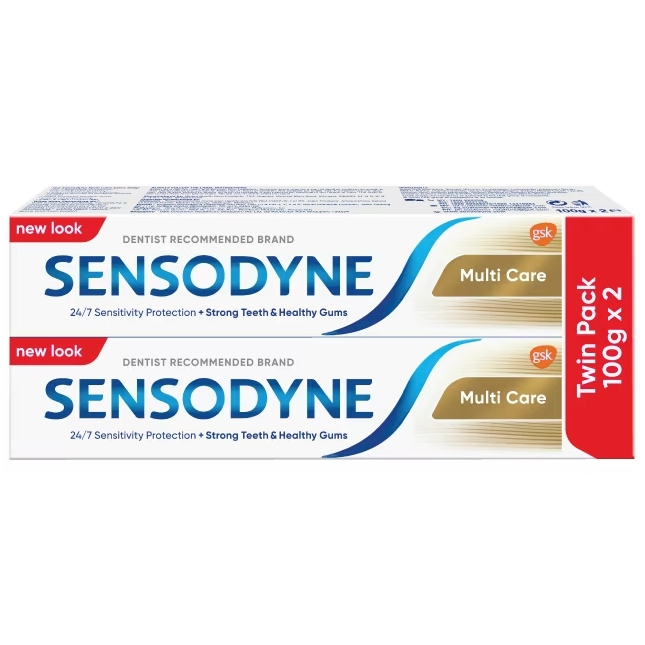 舒适达 多效护理牙膏 2支 | Sensodyne Multi Care Toothpaste Twin Pack 2 x 100g