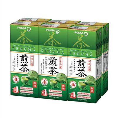 百佳 煎茶【无糖】 | Pokka Sencha Japanese Green Tea No Sugar	6	x	250ml