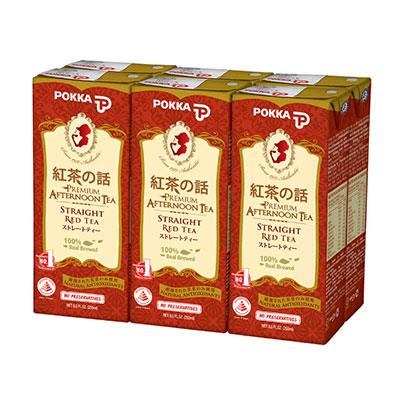 百佳 高级午后纯红茶 | Pokka Afternoon Straight Red Tea 	6	x	250ml