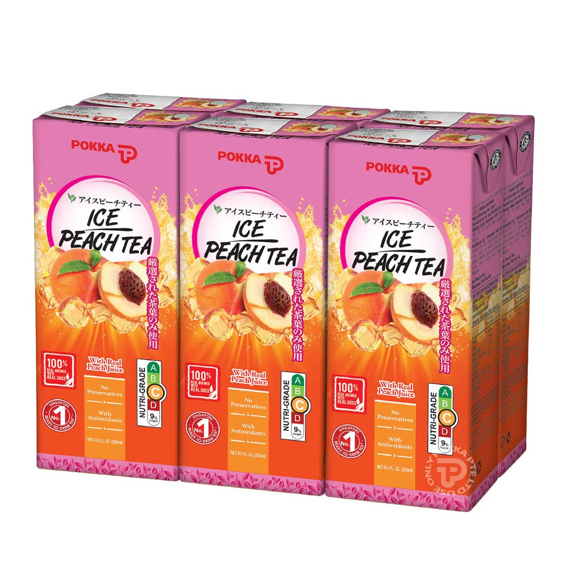 百佳 冰蜜桃茶 | Pokka Ice Peach Tea  6 x 250ml