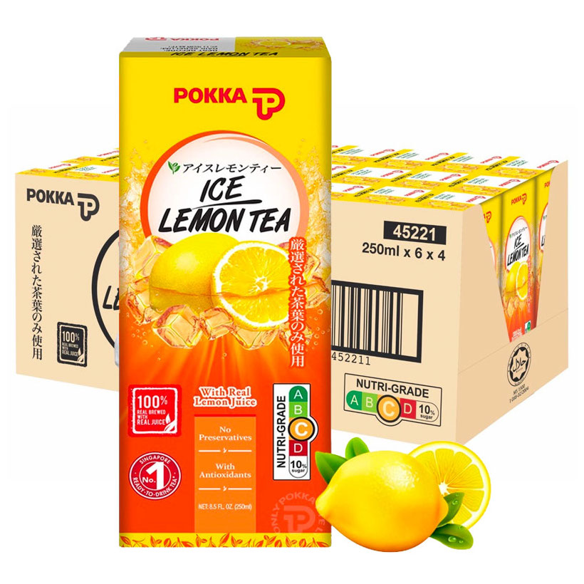 百佳 冰柠檬茶 整箱 | Pokka Ice Lemon Tea Case 24 x 250ml