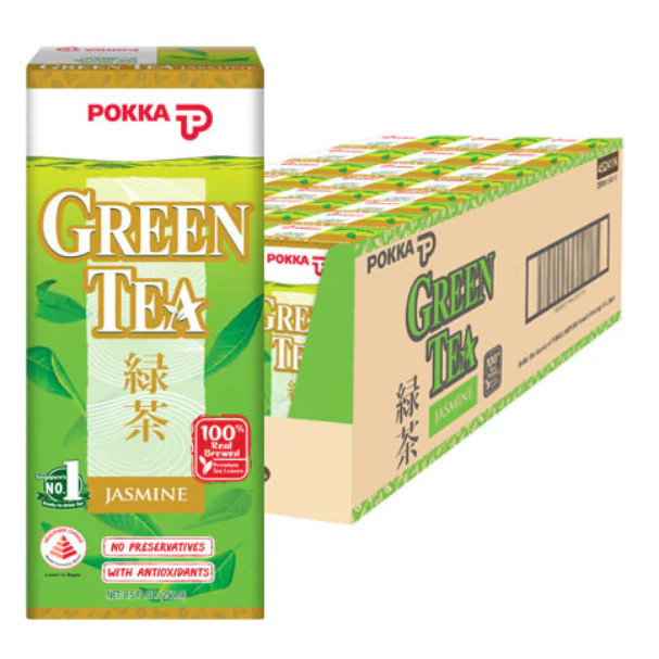 百佳 茉莉绿茶 整箱 | Pokka Jasmine Green Tea Case 24 x 250ml