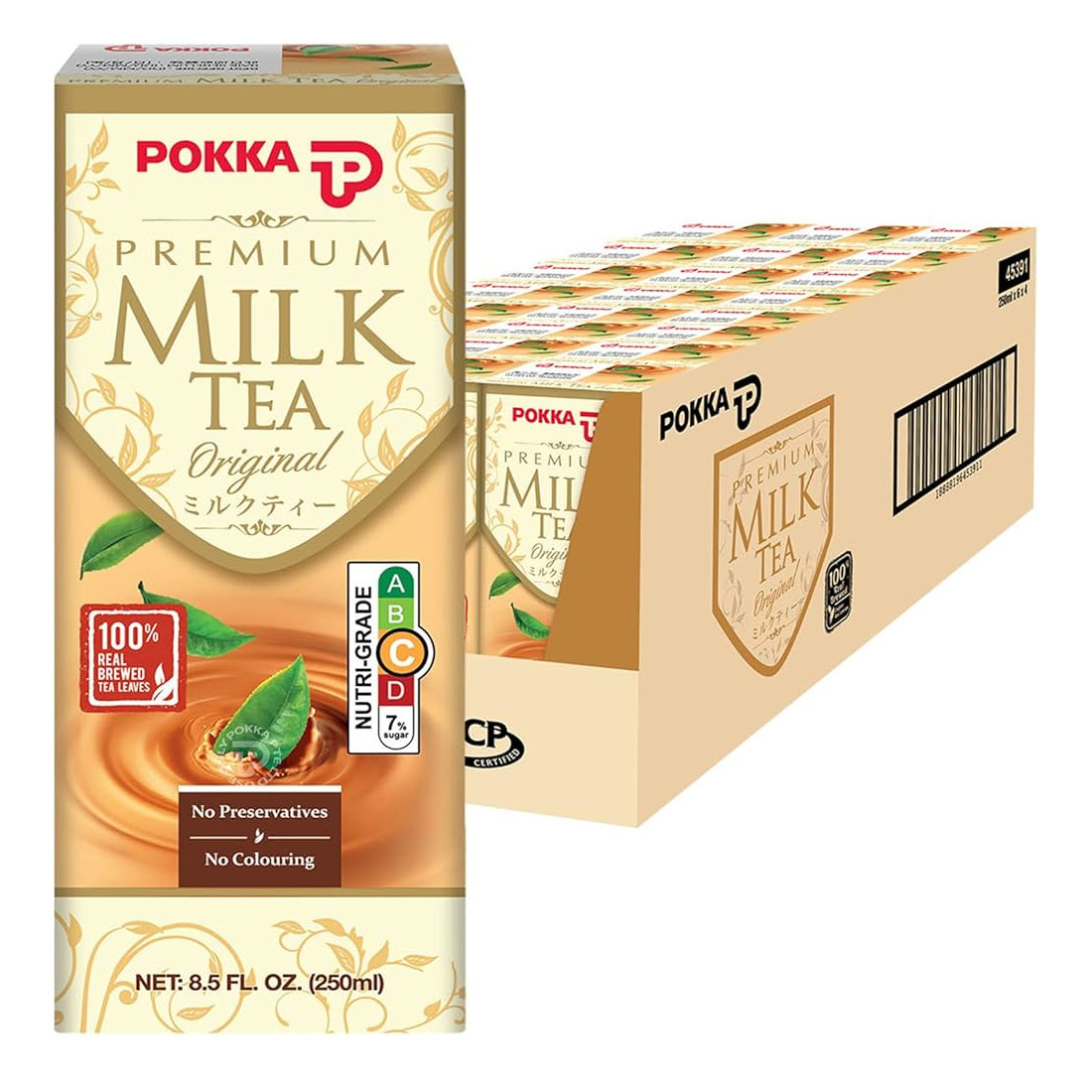 百佳 优质奶茶 整箱 | Pokka Premium Milk Tea Case 24	x	250ml