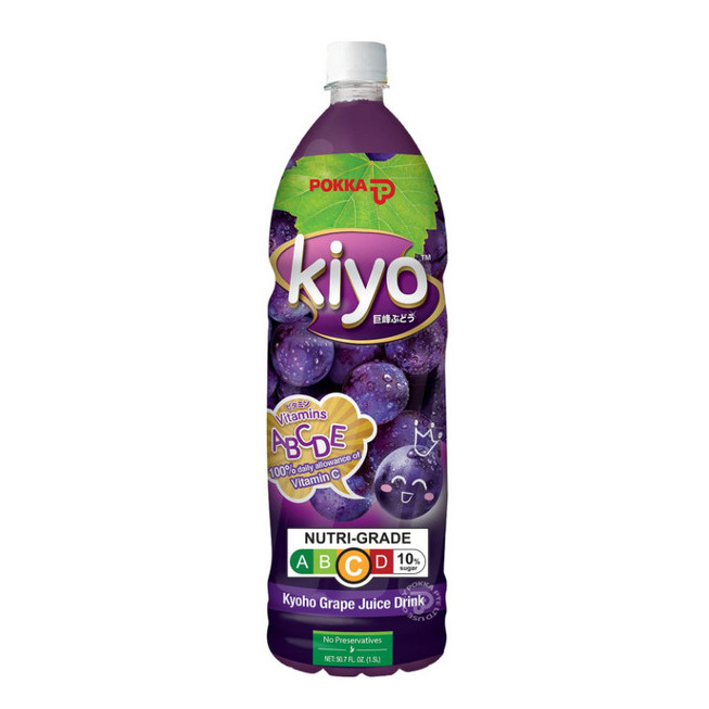 百佳 巨峰葡萄汁 瓶装 | Pokka Kiyo Kyoho Grape Juice 			1.5L