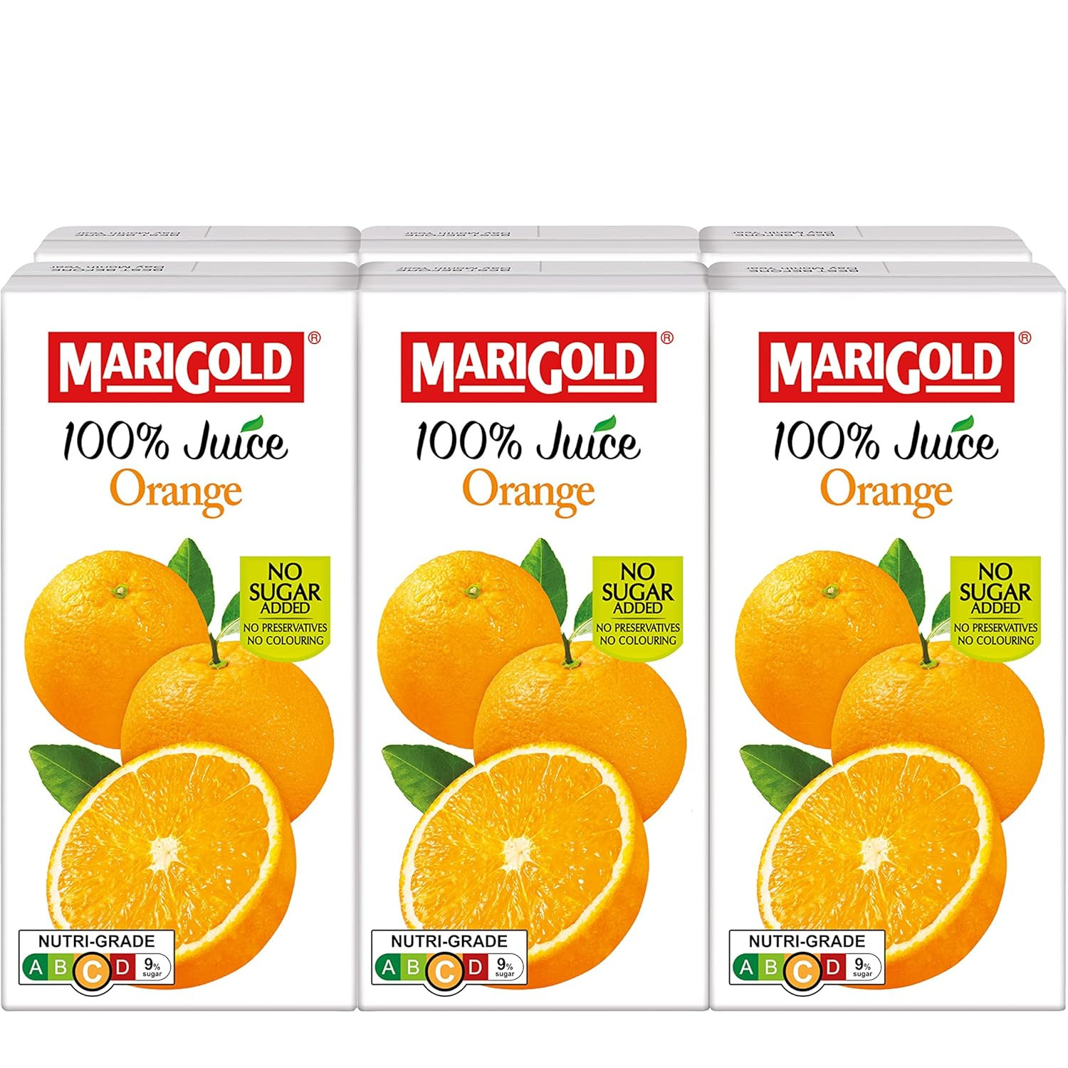 Marigold 100% 果汁【橙子】| Marigold 100% Orange Juice 6 x 200ml