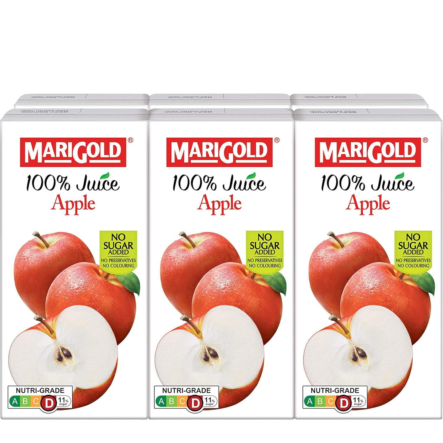 Marigold 100% 果汁【苹果】| Marigold 100% Apple Juice 6 x 200ml