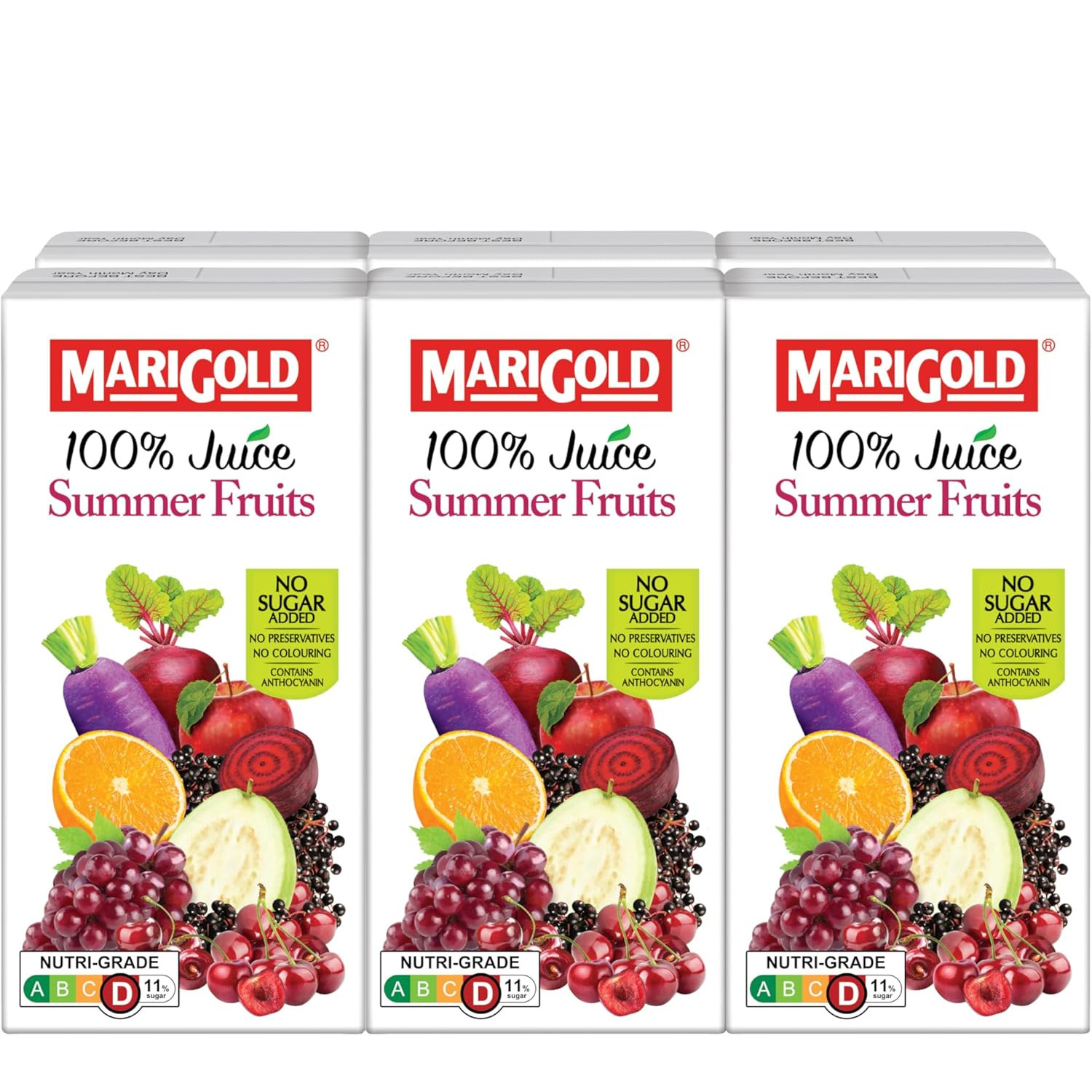 Marigold 100% 果汁【夏季蔬果】| Marigold 100% Summer Fruits & Veggies Juice	6	x	200ml