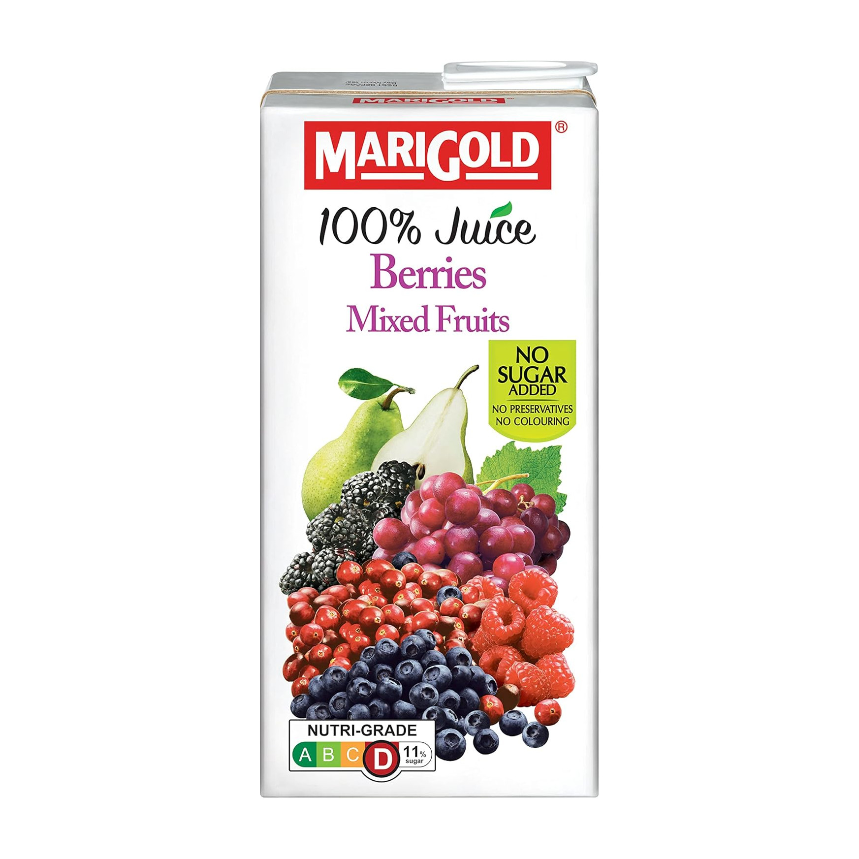 Marigold 100% 果汁【莓果混合水果】| Marigold 100% Berries Mixed Fruits Juice 			1L