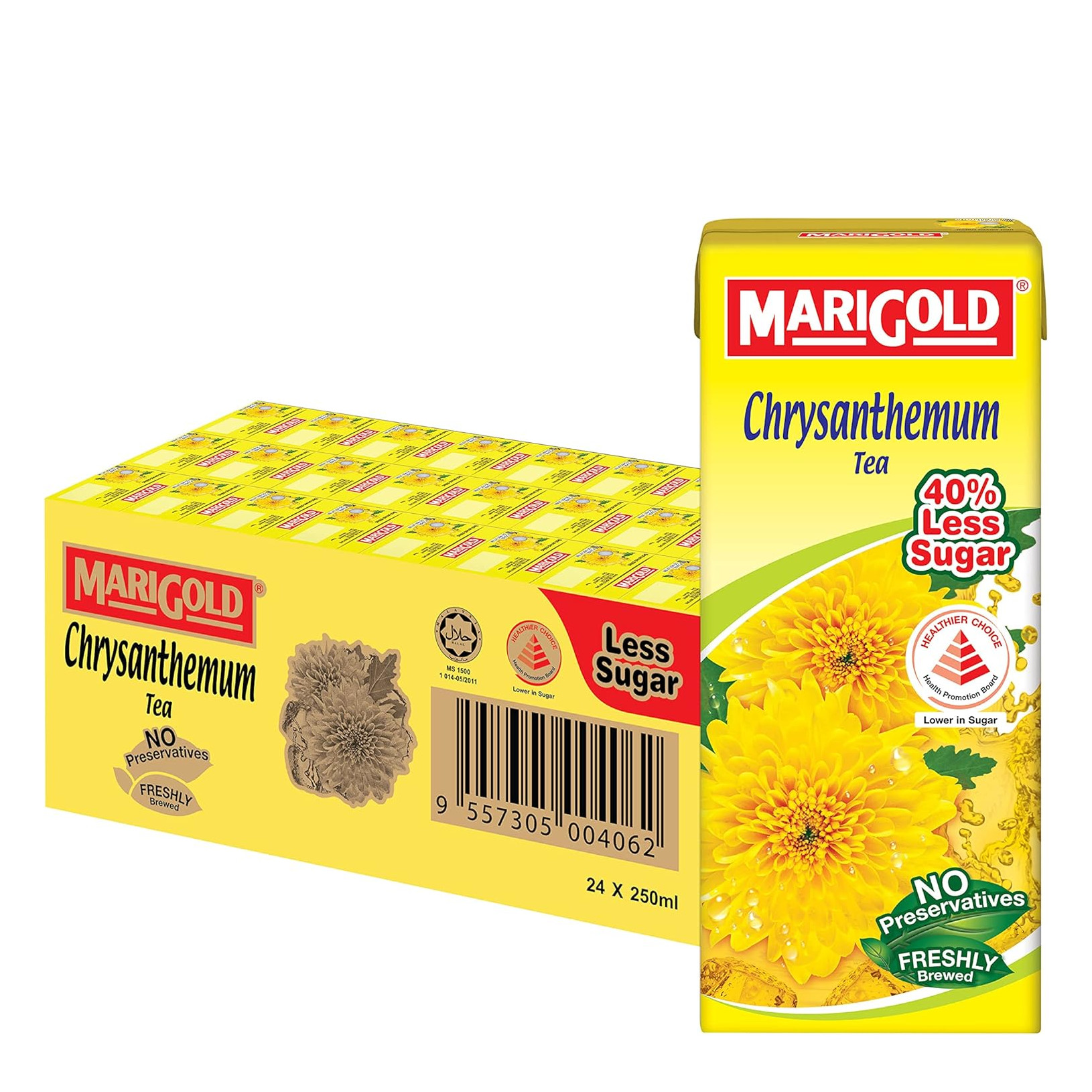 Marigold 低糖菊花茶 整箱 | Marigold Chrysanthemum Tea (Less Sweet) Packet Drink Case	24	x	250ml