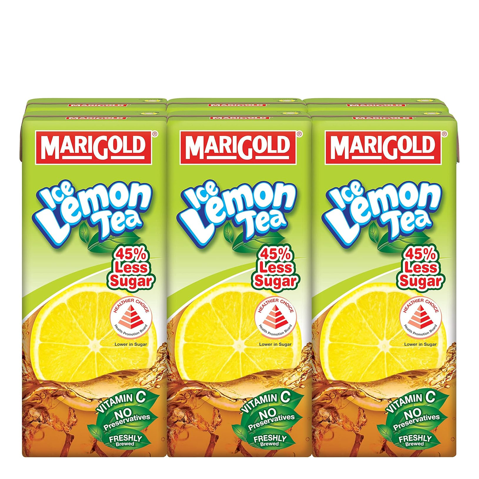 Marigold 低糖冰柠檬茶 | Marigold Ice Lemon Tea (Less Sweet) Packet Drink	6	x	250ml