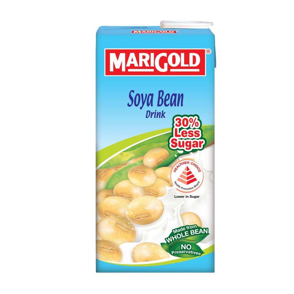 Marigold 低糖豆奶 | Marigold Soya Bean (Less Sweet) Drink			1L