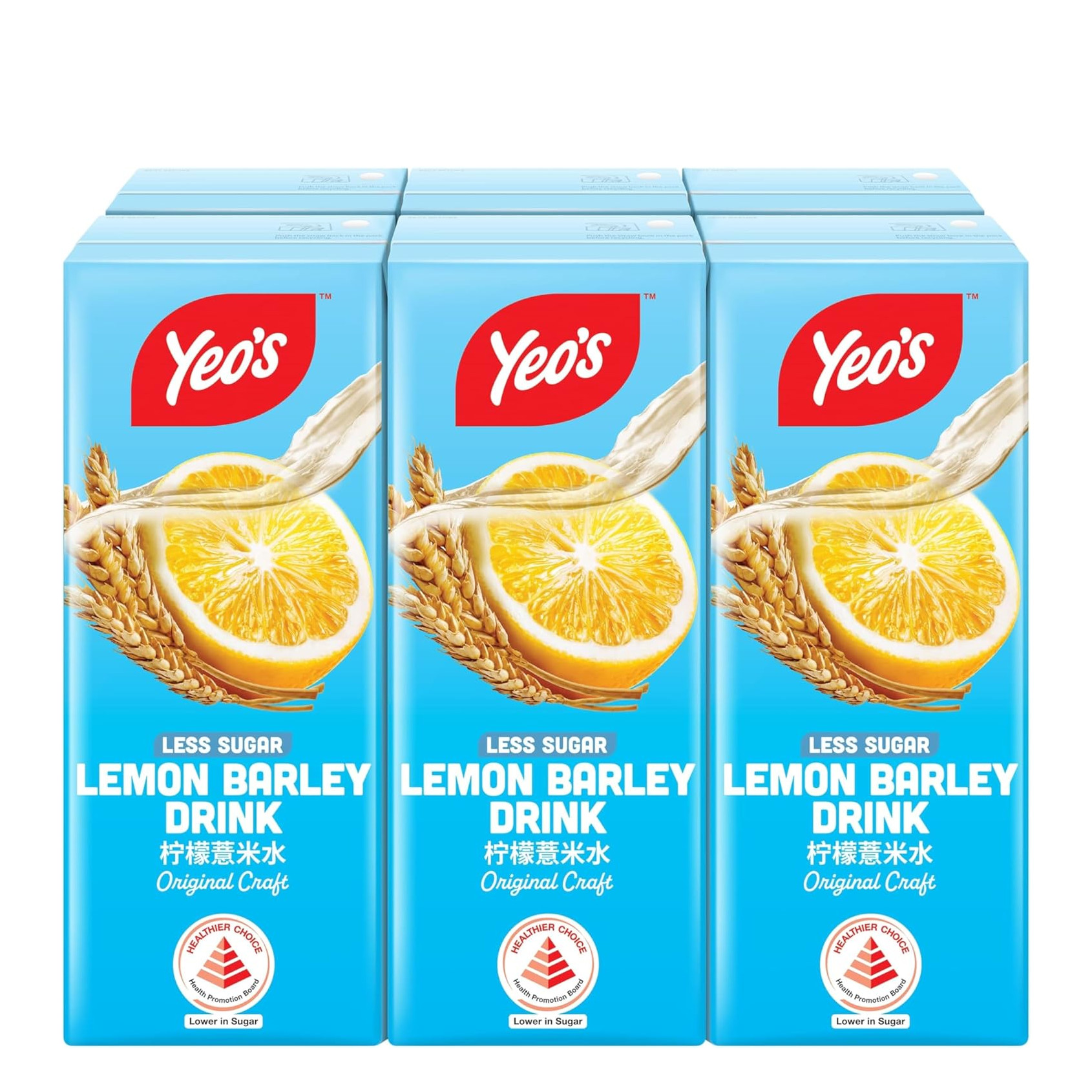 杨协成 柠檬薏米水 | Yeo's Lemon Barley Packet Drink	6	x	250ml