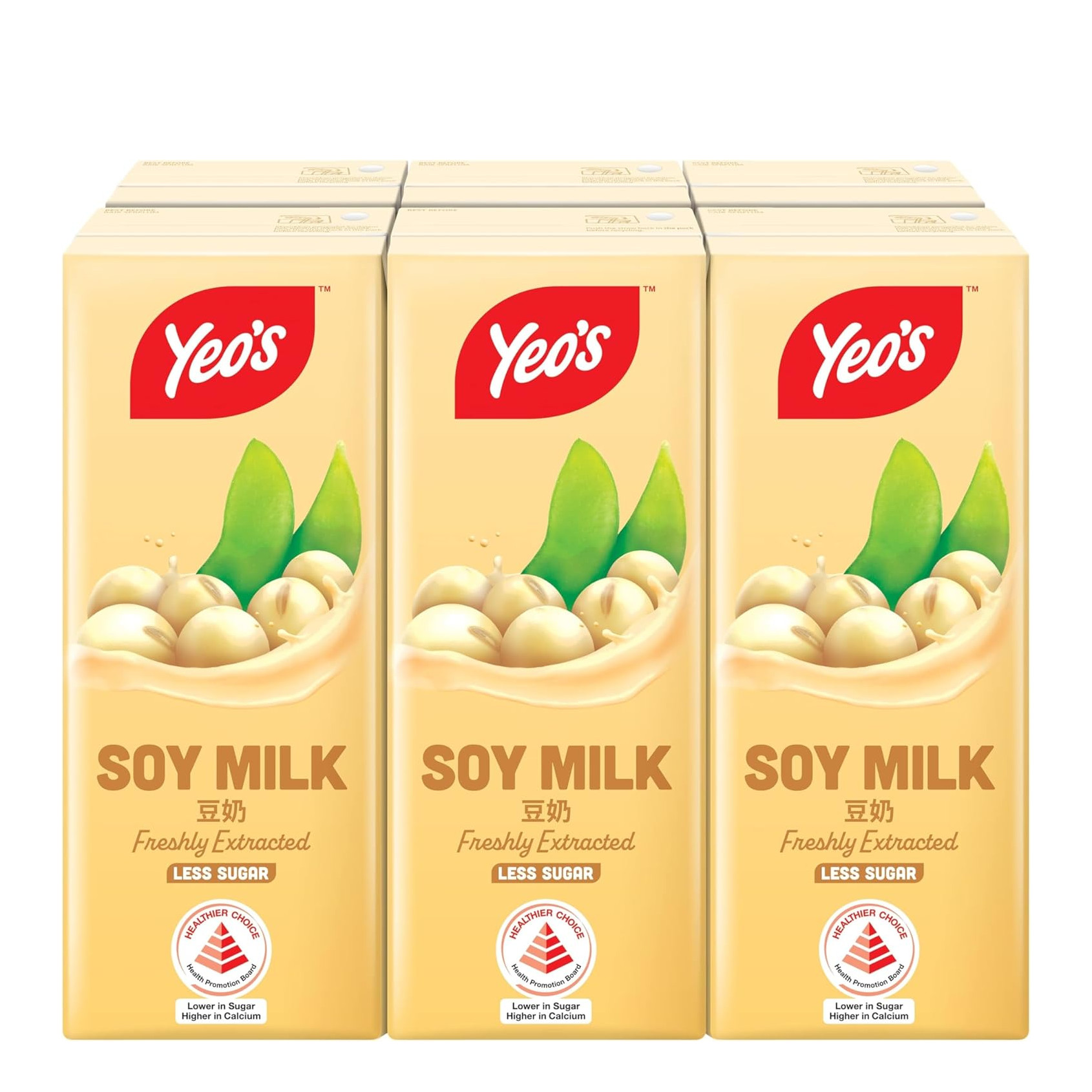 杨协成 原味豆奶 | Yeo's Soy Bean Milk Packet Drink 	6	x	250ml