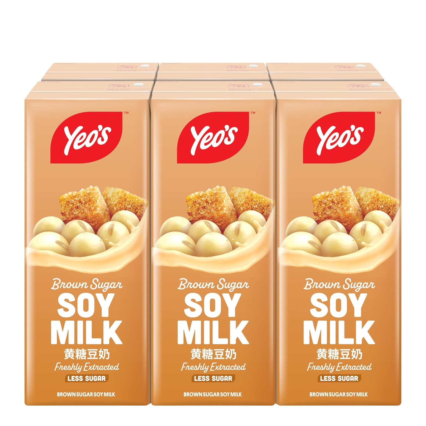 杨协成 黄糖豆奶 | Yeo's Brown Sugar Soy	6	x	250ml