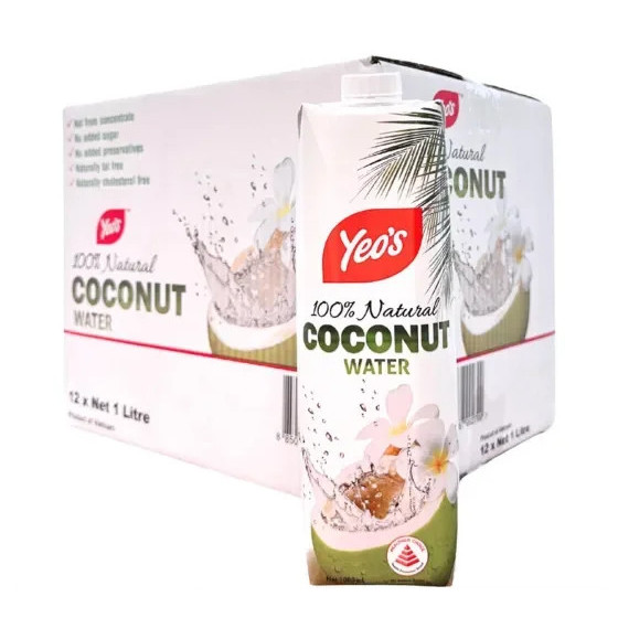 杨协成 100% 椰子水 整箱 | Yeo's 100% Coconut Water Case	12	x	1L