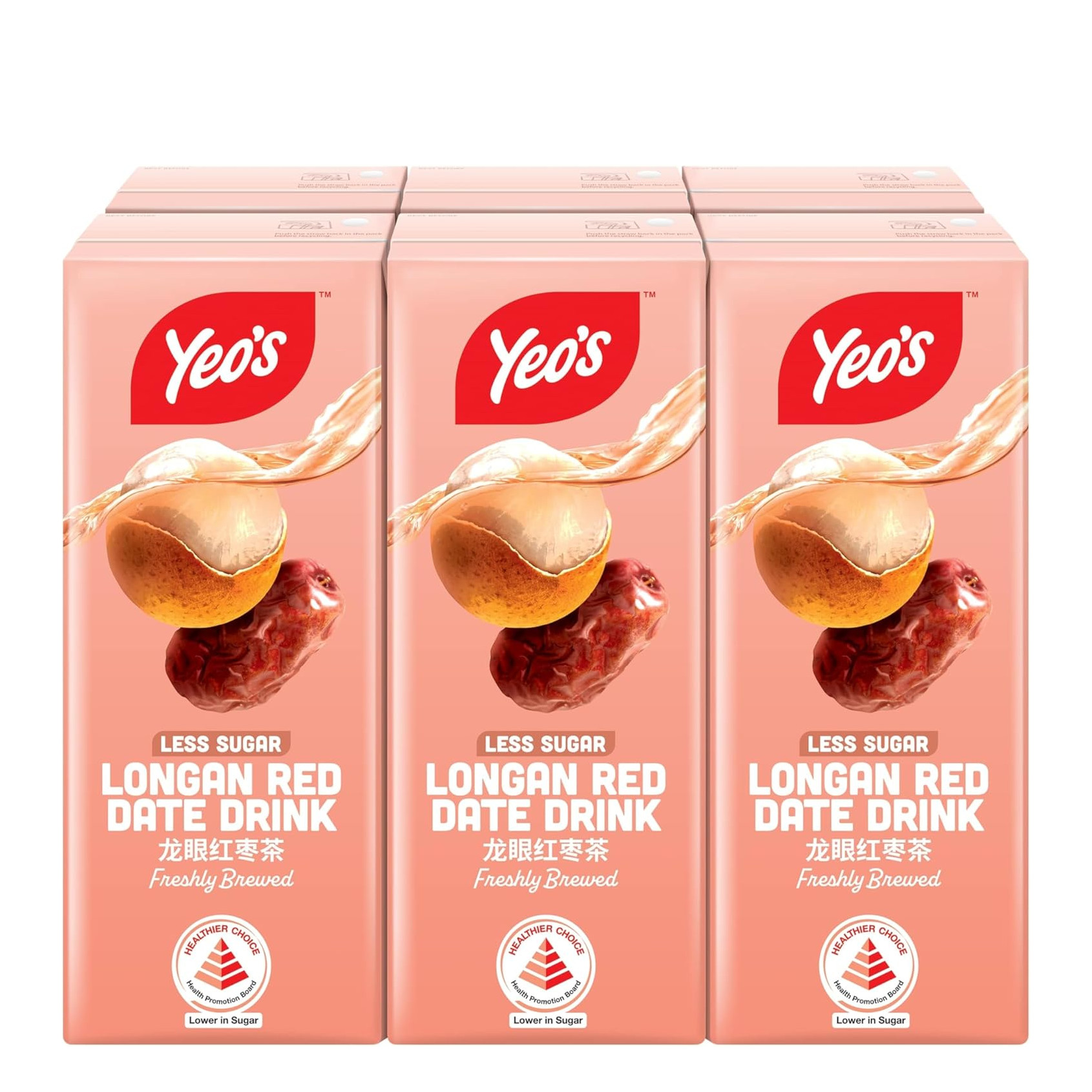 杨协成 龙眼红枣茶 | Yeo's Longan Red Date Packet Drink	6	x	250ml