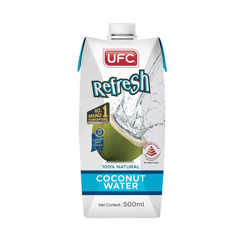 UFC 100% 纯椰子水 | UFC Refresh 100% Natural Coconut Water 			500ml