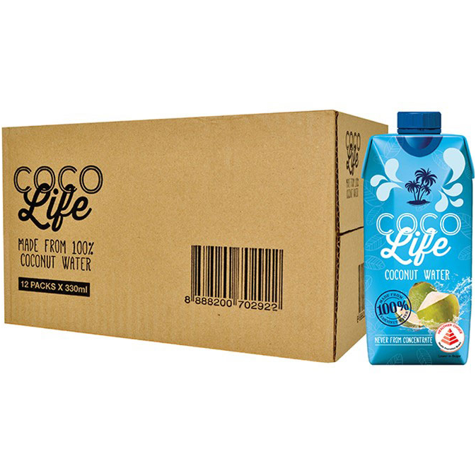 COCO LIFE 椰子水 整箱 | COCO LIFE Coconut Water Case	12	x	330ml