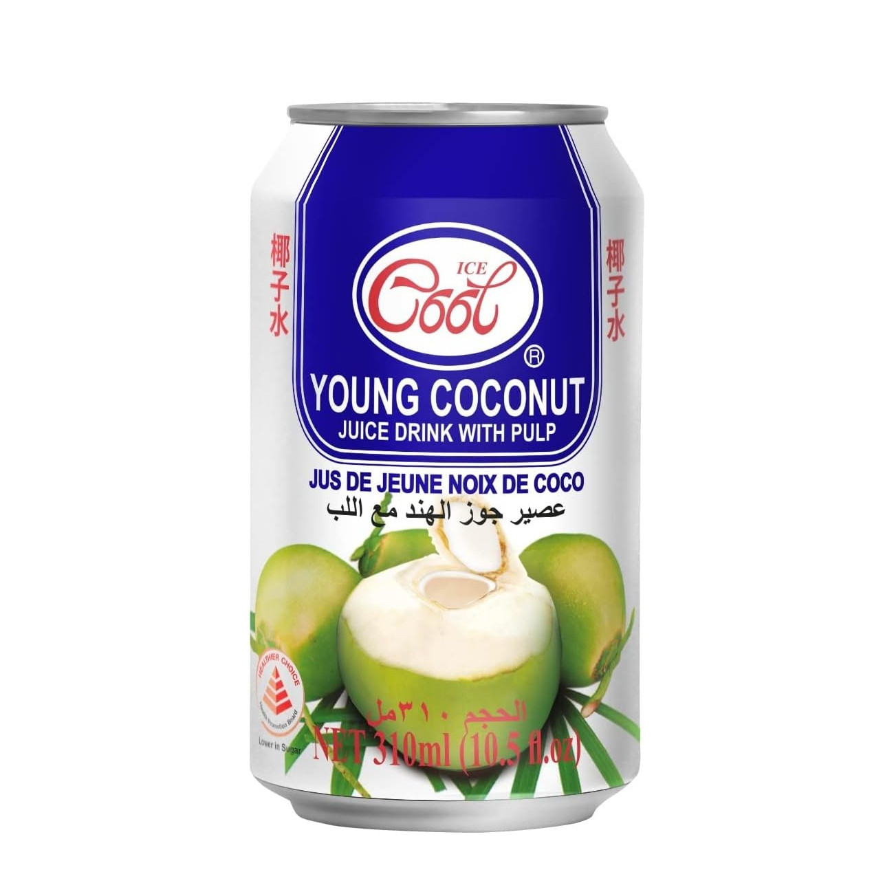 Ice Cool 嫩椰子汁饮料 | Ice Cool Young Coconut Juice With Pulp			310ml